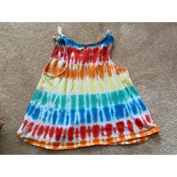 Tucker + Tate girl’s multicolor tie dye tank top size 5 - Picture 2 of 3